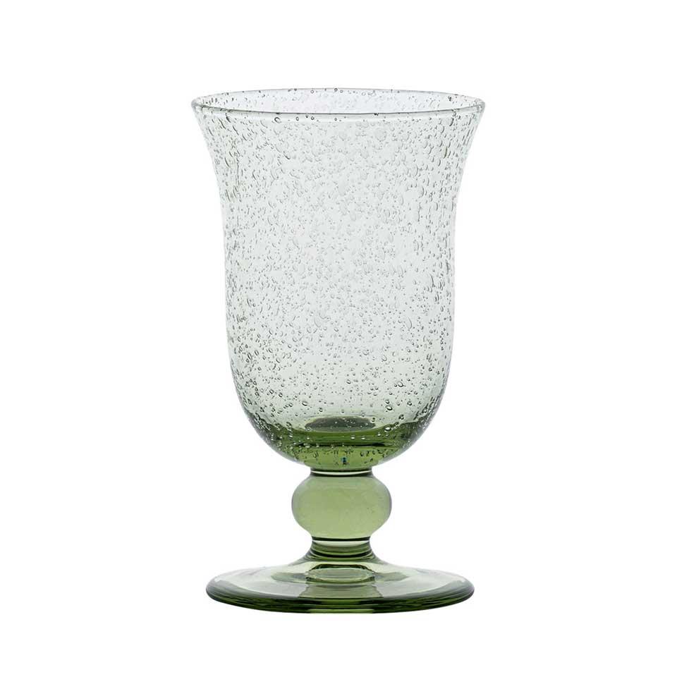 Juliska Provence Glass Goblet - Basil