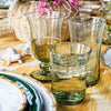 Juliska Provence Glass Goblet - Basil
