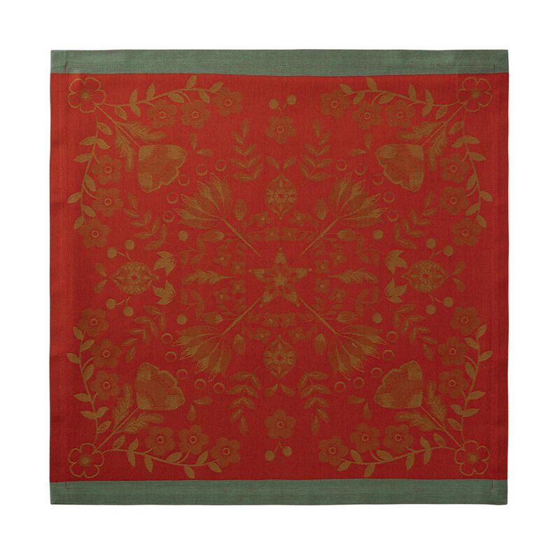 Jacquard Francais Napkin Red Féerie