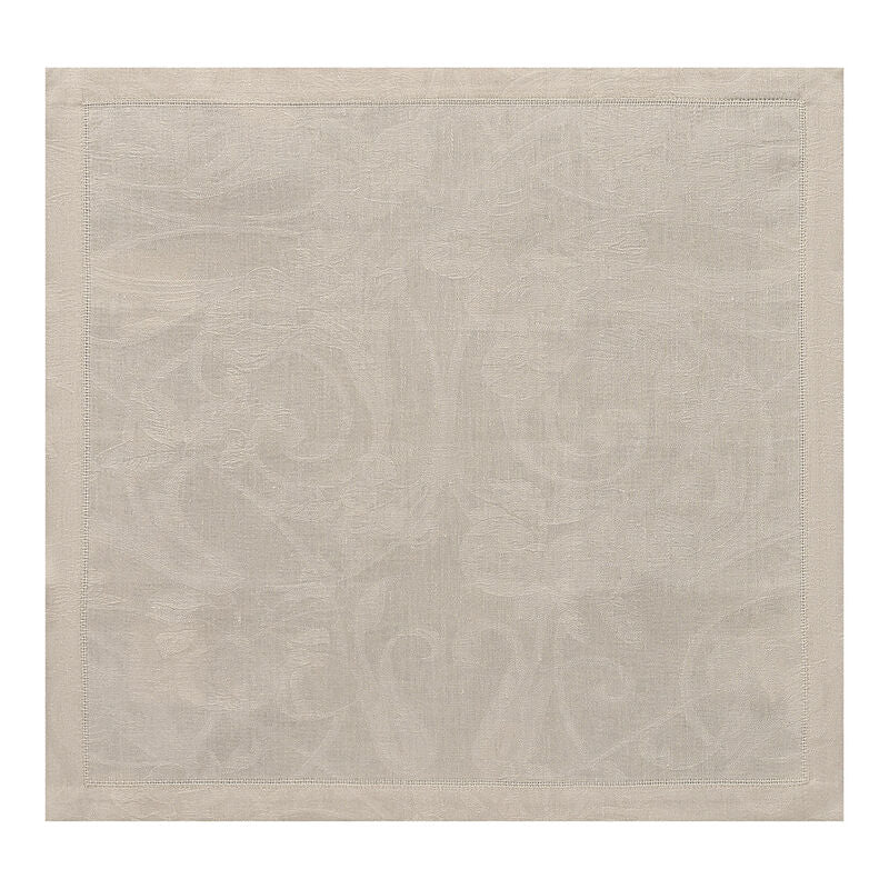 Jacquard Francais NPK Tivoli Beige Linen Napkin