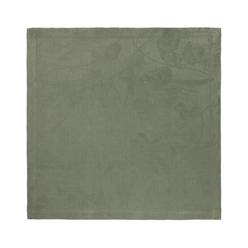 Jacquard Francais NPK Tivoli Green Linen Napkin