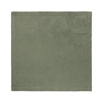 Jacquard Francais NPK Tivoli Green Linen Napkin