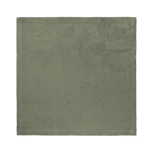 Jacquard Francais NPK Tivoli Green Linen Napkin