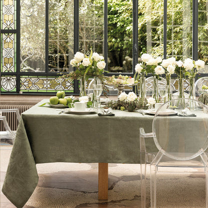 Jacquard Francais NPK Tivoli Beige Linen Napkin