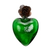 Jan Barboglio Corazon D'Melon Heart Green Glass