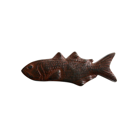 Jan Barboglio Iron Fish Paperweight Catch