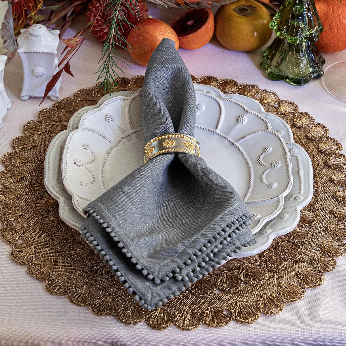 Juliska Napkin: Berry Trim - Flint