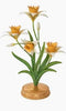 Juliska Yellow Daffodil 14" Candelabra Meadow Walk Centerpiece