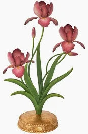 Juliska Iris 14" Centerpiece Meadow Walk Candelabra - Pink
