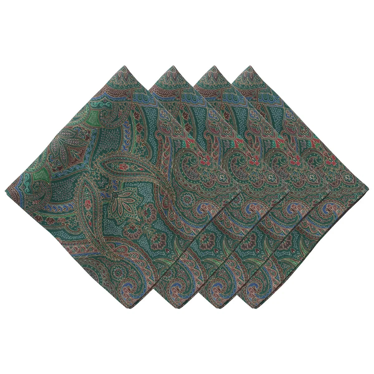 Juliska Paisley Napkin Set/4 - Evergreen