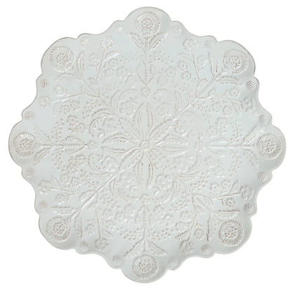 Juliska Thistle Charger Berry & Thread Whitewash