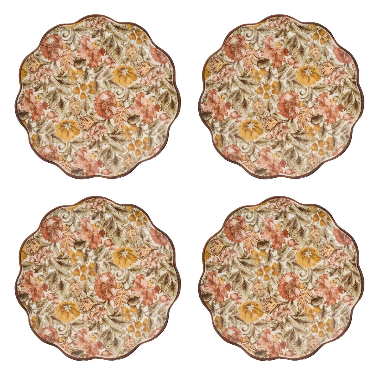 Juliska Willa Cocktail Plate Set/4 - Amber