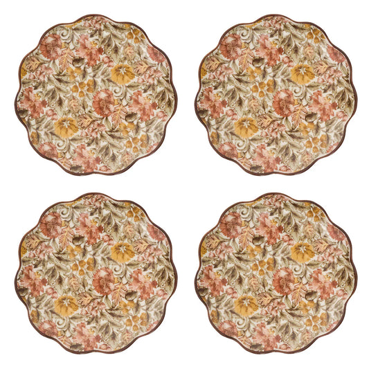 Juliska Willa Cocktail Plate Set/4 - Amber