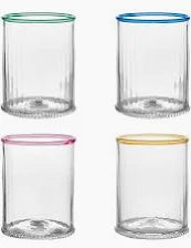 Juliska Double Old Fashioned Assorted Set/4