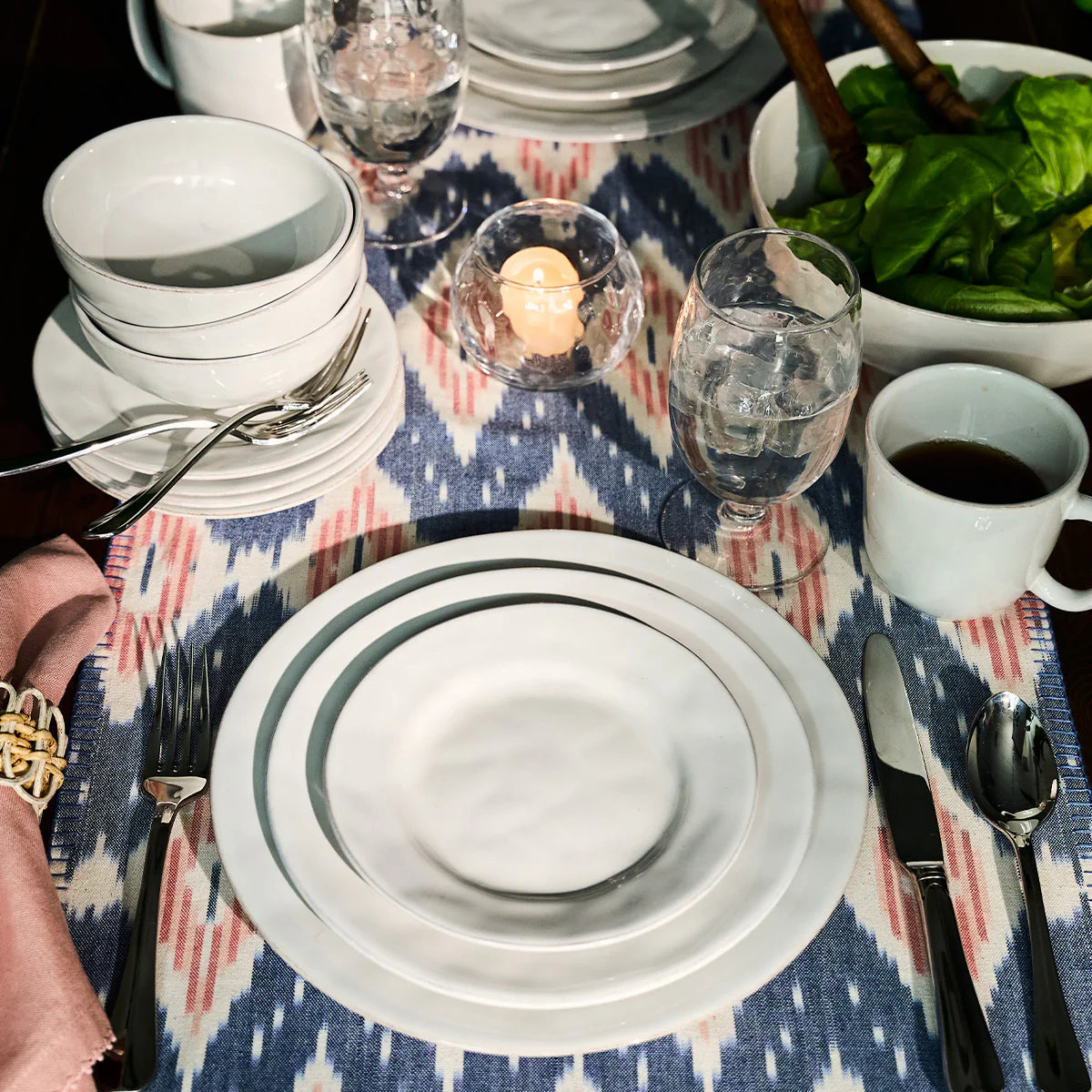 Juliska Puro Dessert/Salad Plate Whitewash