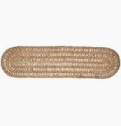 Juliska Straw Loop 16" x 60" Table Runner - Natural