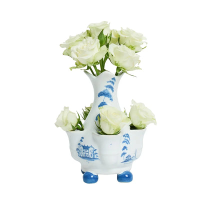 Juliska 6" Blue Tulipiere Vase Country Estate Delft Blue