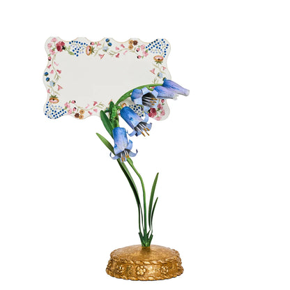 Juliska  Meadow Walk Bluebell Place Card Holder - Chambray