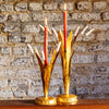 Juliska Forest Walk Wheat 13" Candlestick - Gold