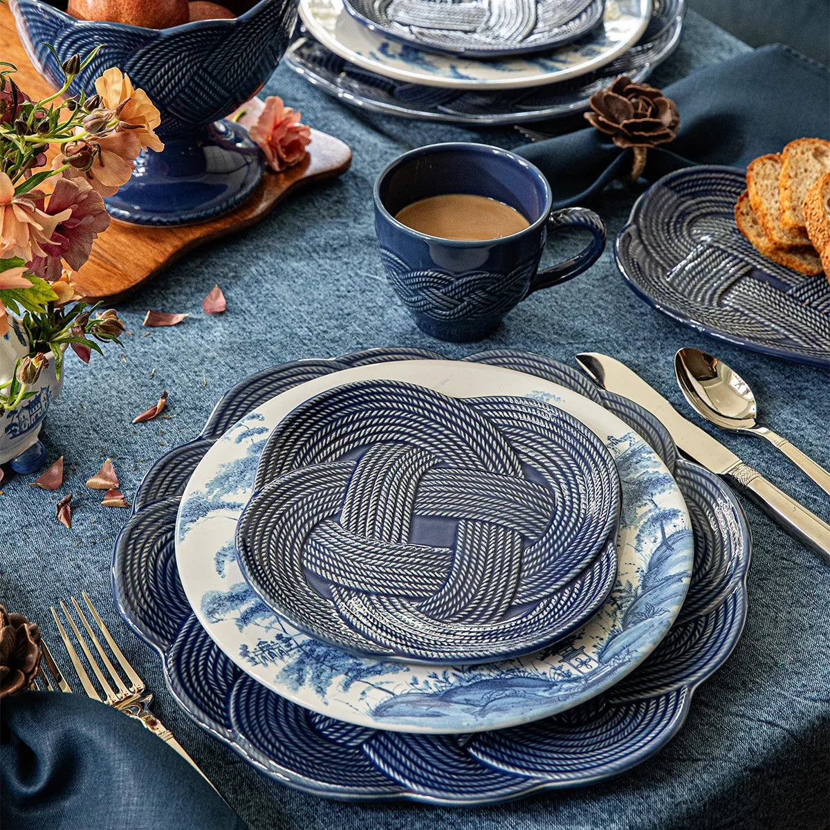 Juliska Denim Mystic Knot Charger/Platter