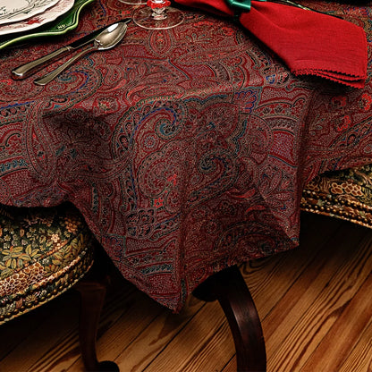 Juliska 60" x 120" Ruby Paisley Tablecloth