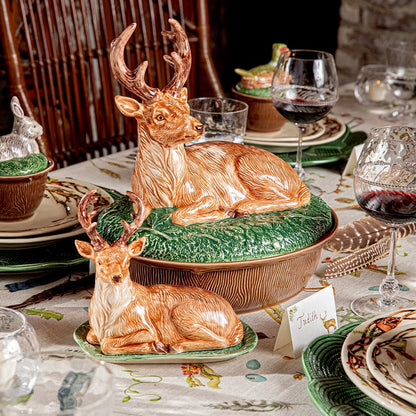 Juliska Forest Walk  Stag Butter Dish