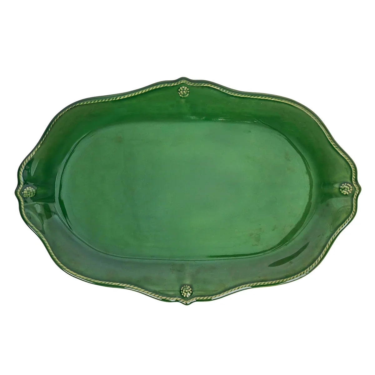 Juliska 16" Basil Platter Berry & Thread