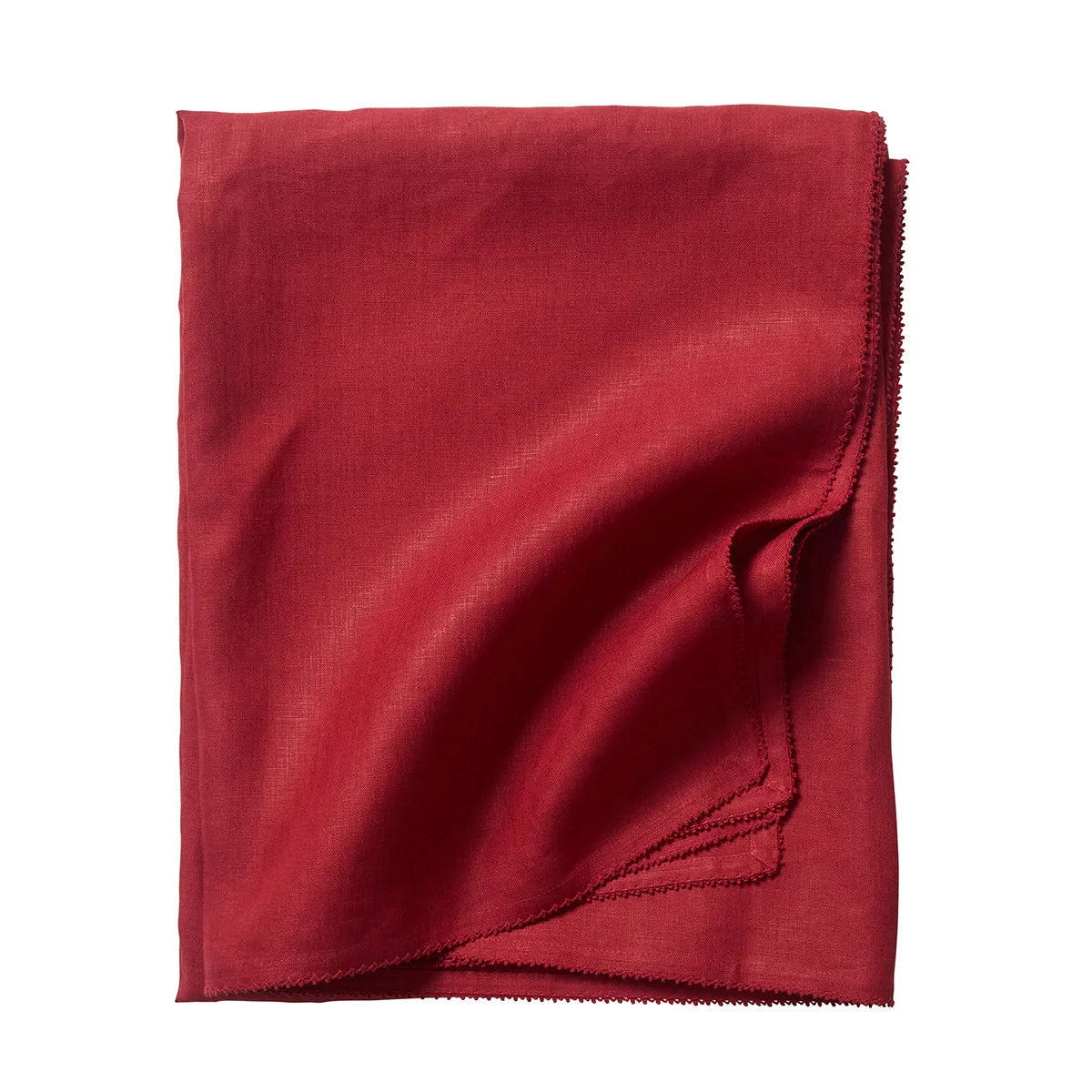 Juliska 60" x 120"  Ruby Berry Scallop Tablecloth