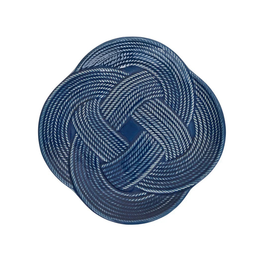 Juliska Denim Mystic Knot Dessert/Salad Plate