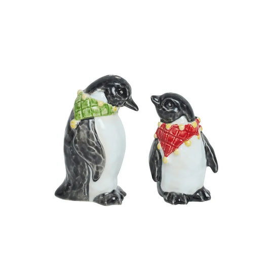 Juliska Penguin Salt and Pepper Shakers Set/2pc Clever Creatures