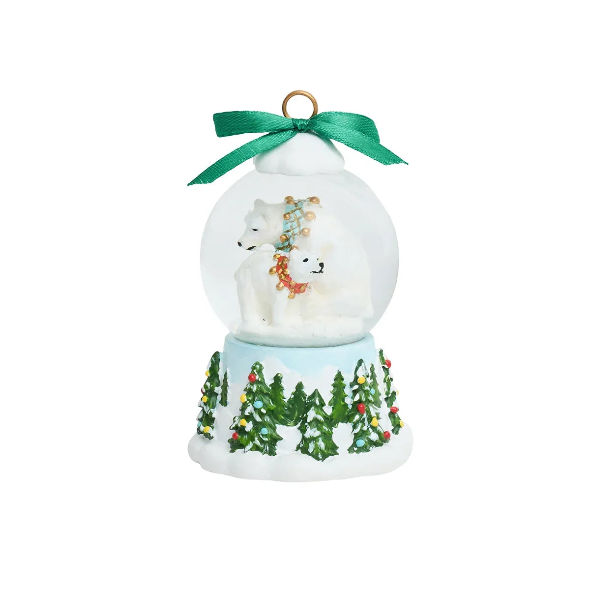 Juliska Polar Bear Snow Globe Place Card Holder Berry & Thread North Pole