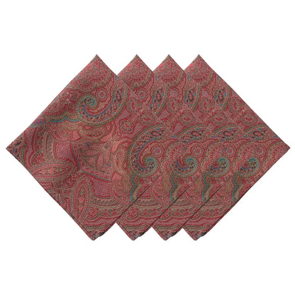Juliska Ruby Paisley Napkin Set of 4