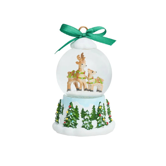 Reindeer Snow Globe Place Card Holder Berry & Thread North Pole Juliska