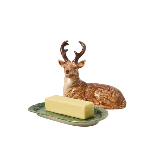Juliska Forest Walk  Stag Butter Dish