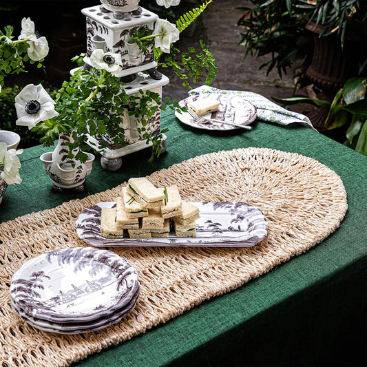 Juliska Straw Loop 16" x 60" Table Runner - Natural