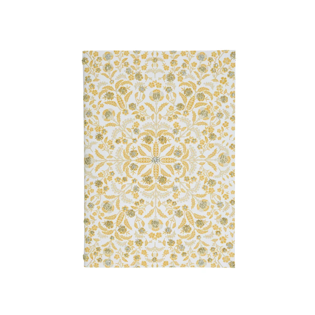 Juliska Thistle 7" x 10" Paper Journal  Berry & Thread  - Gold/Silver