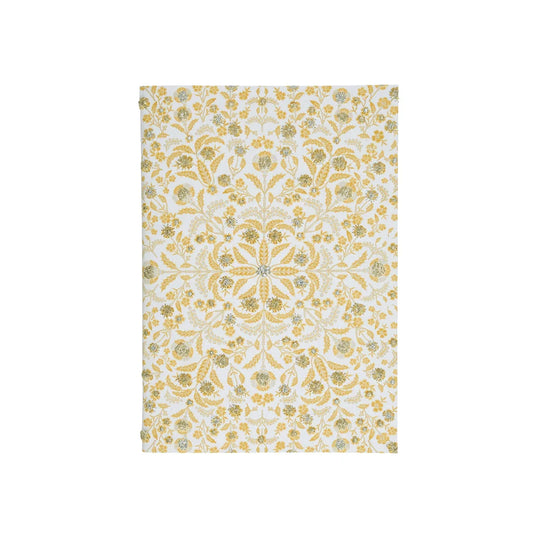 Juliska Thistle 7" x 10" Paper Journal  Berry & Thread  - Gold/Silver