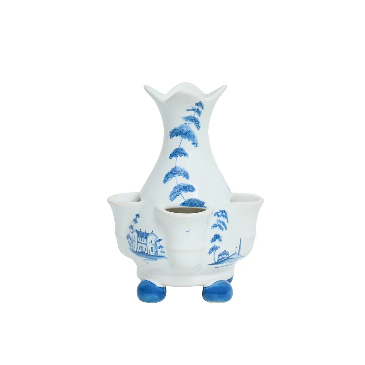 Juliska 6" Blue Tulipiere Vase Country Estate Delft Blue
