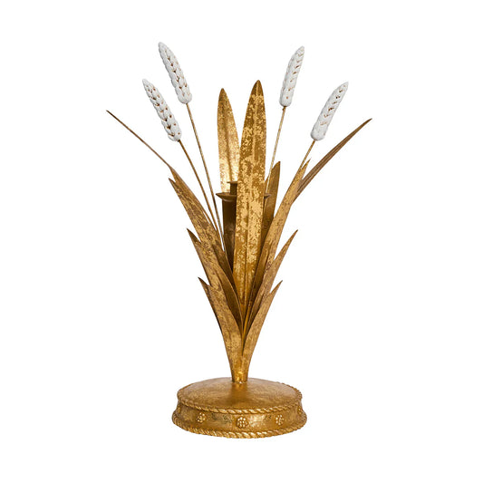 Juliska Forest Walk Wheat 13" Candlestick - Gold