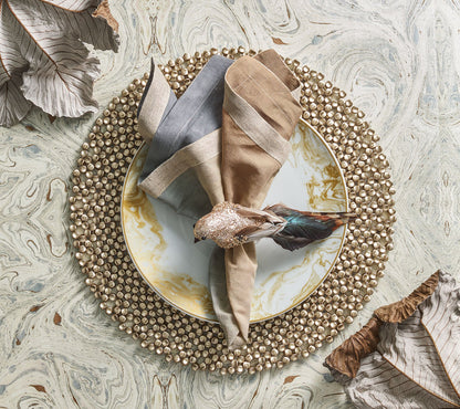 Kim Seybert Napkin Rings: Glam Bird in Multi, Set of 4