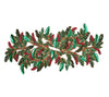 Kim Seybert Runner: Holly & Sprig in Green, Red & Gold