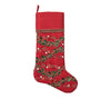 Kim Seybert Stocking: Holly & Sprig in Green, Red & Gold Kim Seybert