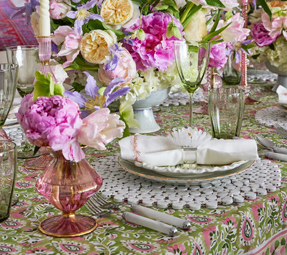 Kim Seybert Vase: Scallop in Pink