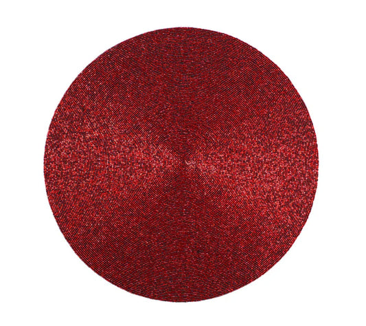 Kim Seybert Confetti Placemat in Red