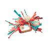 Kim Seybert Coral Spray Napkin Ring