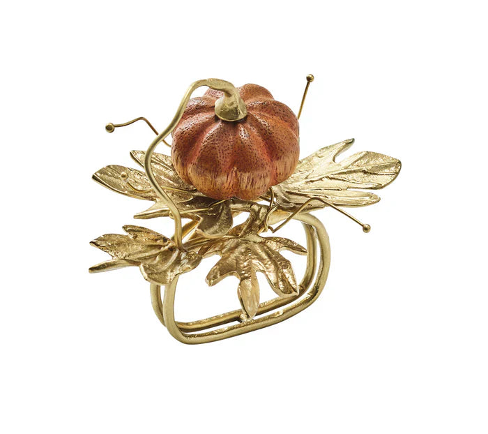 Kim Seybert Gilded Gourd Napkin Ring in Multi
