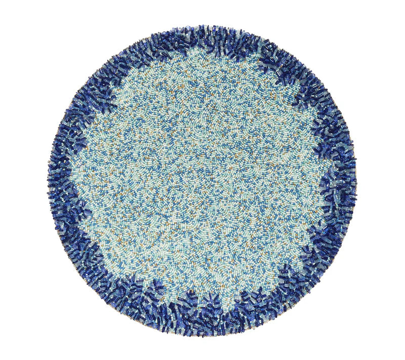 Kim Seybert Lagoon Placemat in Navy & Blue