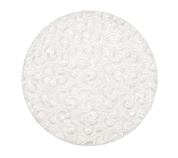 Kim Seybert Lune White Placemat