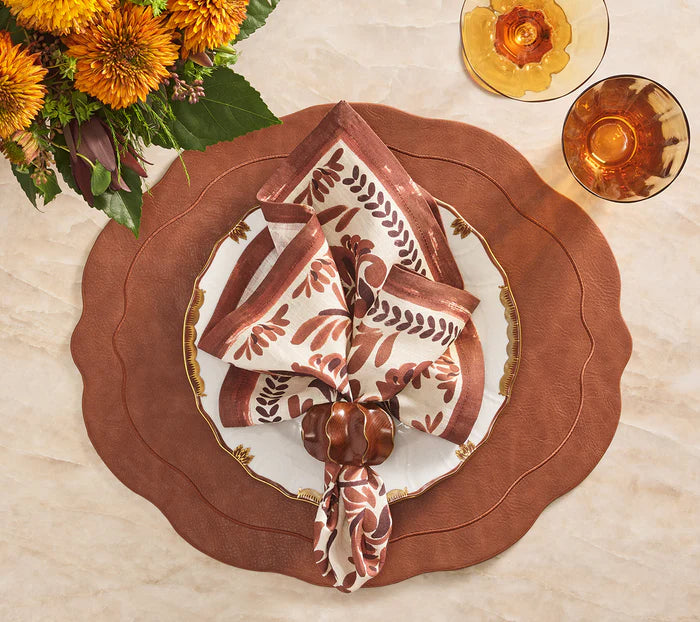 Kim Seybert Tailored Placemat in Brown