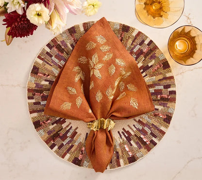 Kim Seybert Diadem Placemat in Brown & Multi, Set of 2